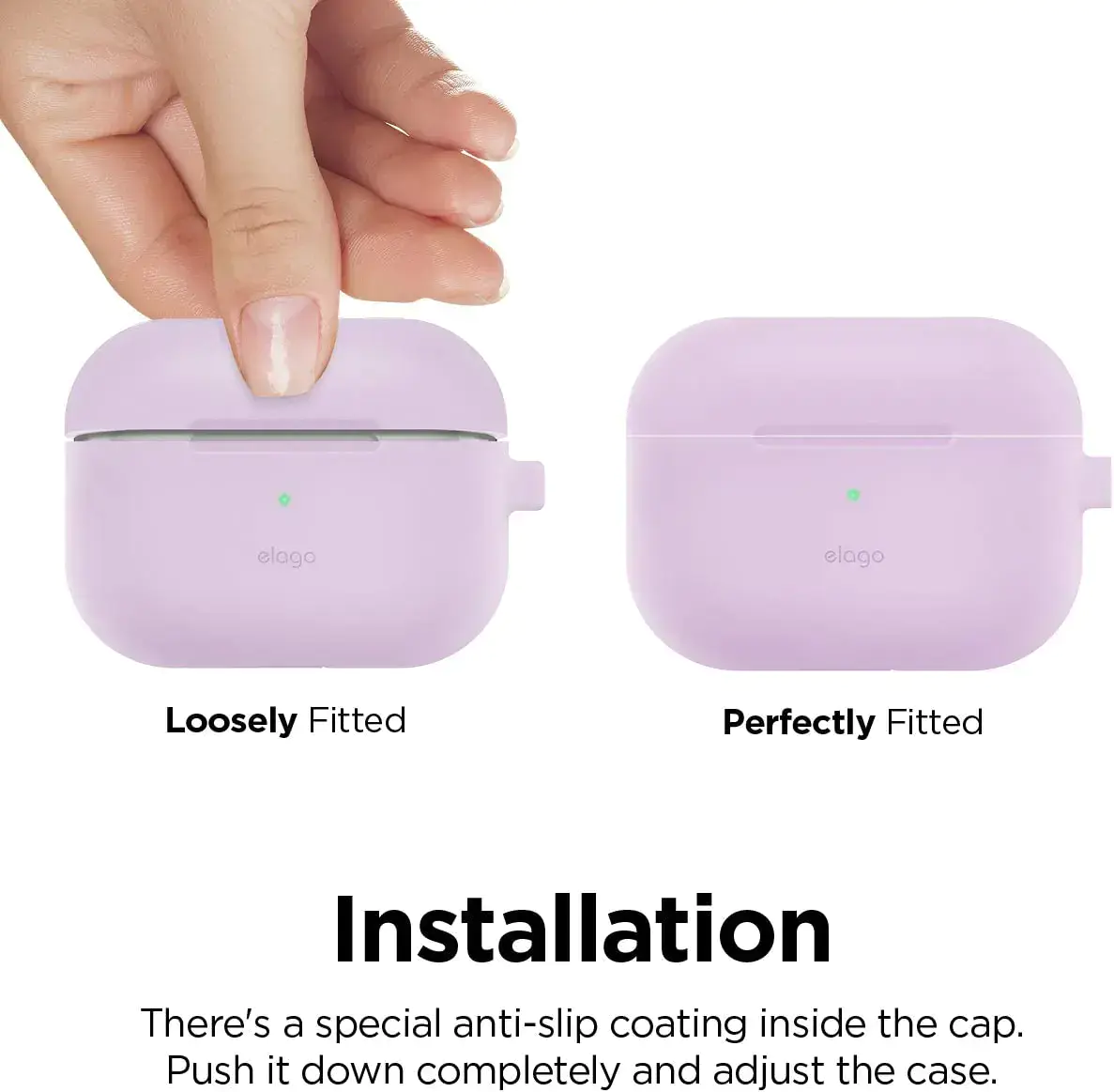 Чохол Elago Silicone Hang Case for Airpods Pro 2nd Gen - Mint (EAPP2CSC-ORHA-MT, EAPP2SC-HANG-MT)