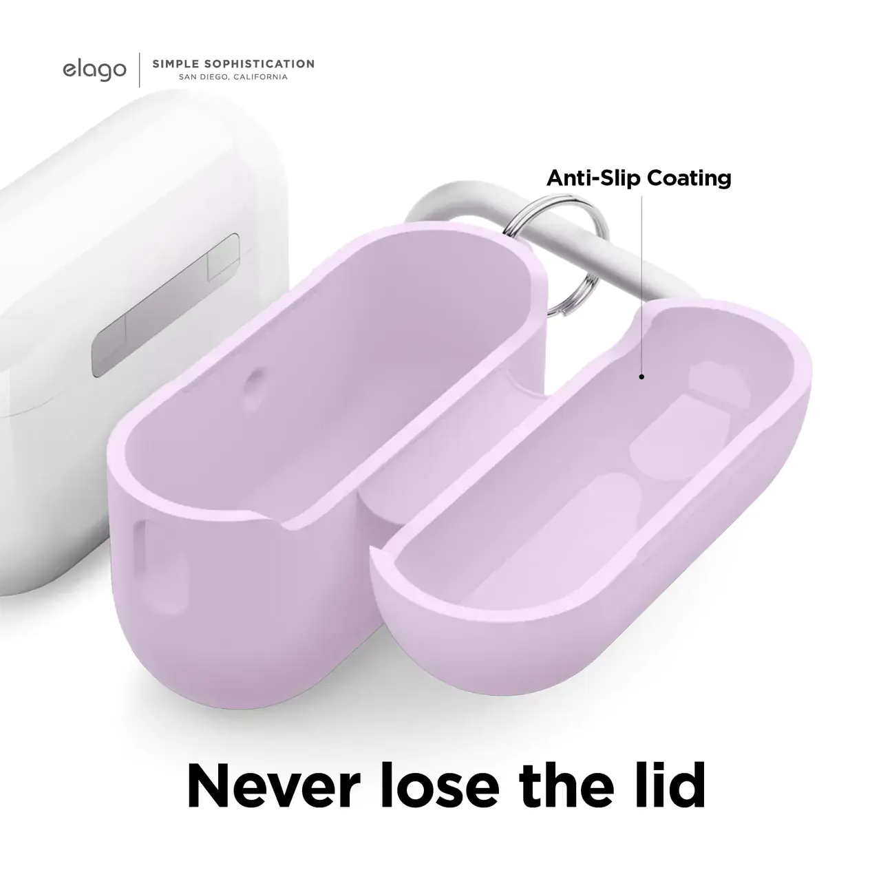 Чохол Elago Silicone Hang Case for Airpods Pro 2nd Gen - Mint (EAPP2CSC-ORHA-MT, EAPP2SC-HANG-MT)