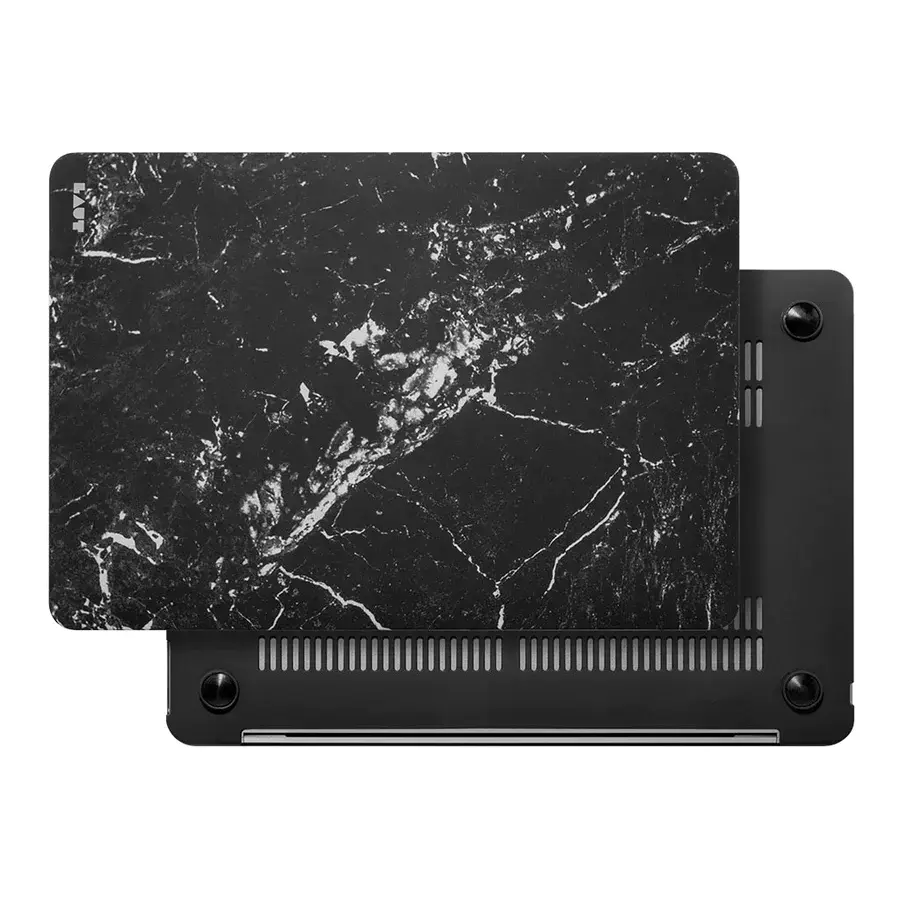 Чохол-накладка LAUT HUEX ELEMENTS для MacBook Air 13" (2012–2017) Marble Black (LAUT_MA13_HXE_MB)