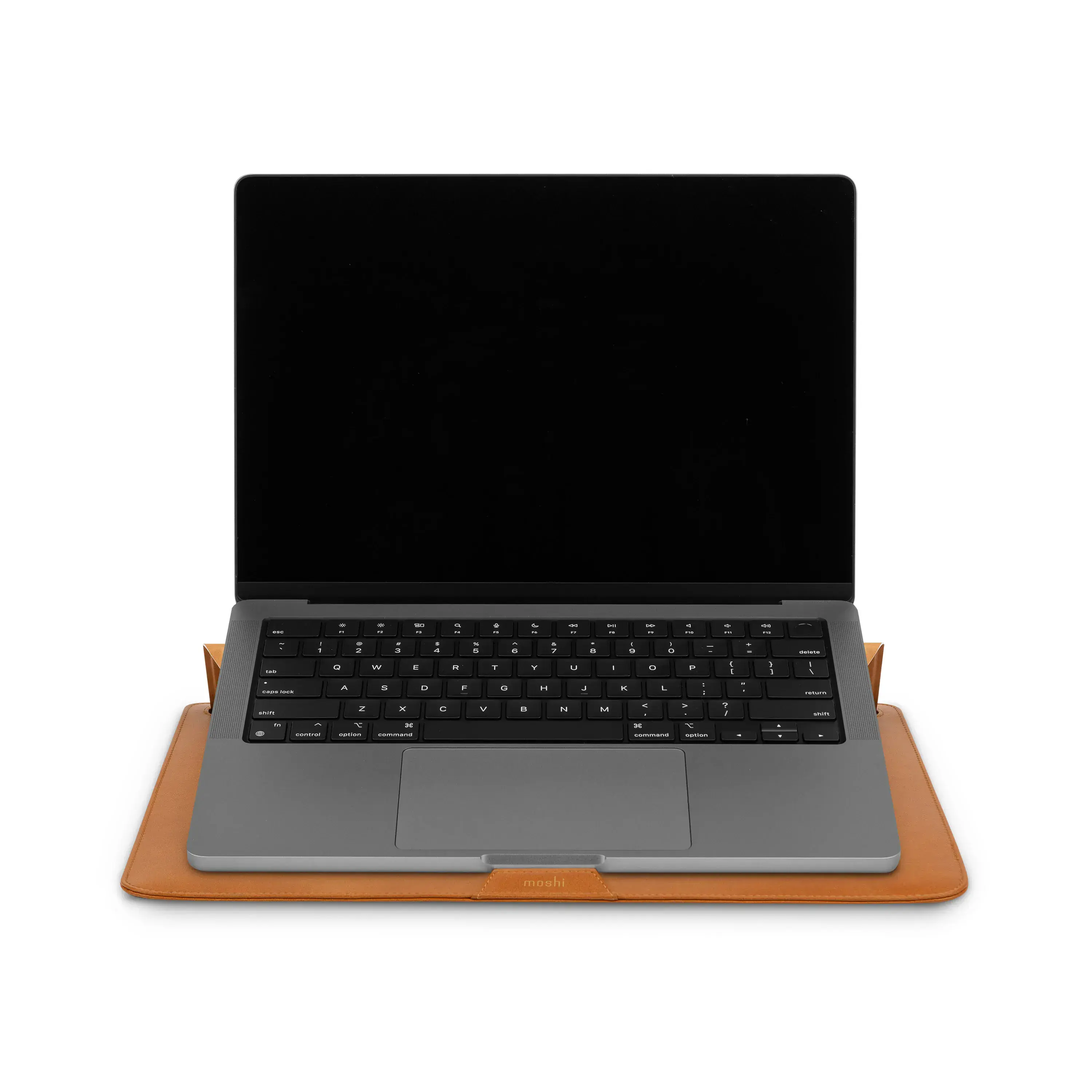 Чехол Moshi Muse 3-in-1 Slim Laptop Sleeve for MacBook Pro 14"/MacBook Air 13" M2 - Caramel Brown (99MO034752)