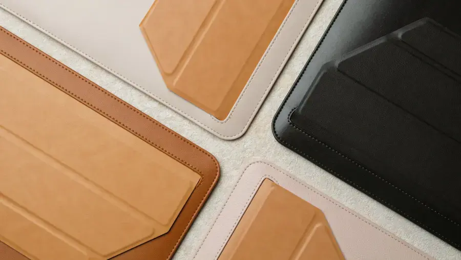 Чохол Moshi Muse 3-in-1 Slim Laptop Sleeve for MacBook Pro 14"/MacBook Air 13" M2 - Caramel Brown (99MO034752)