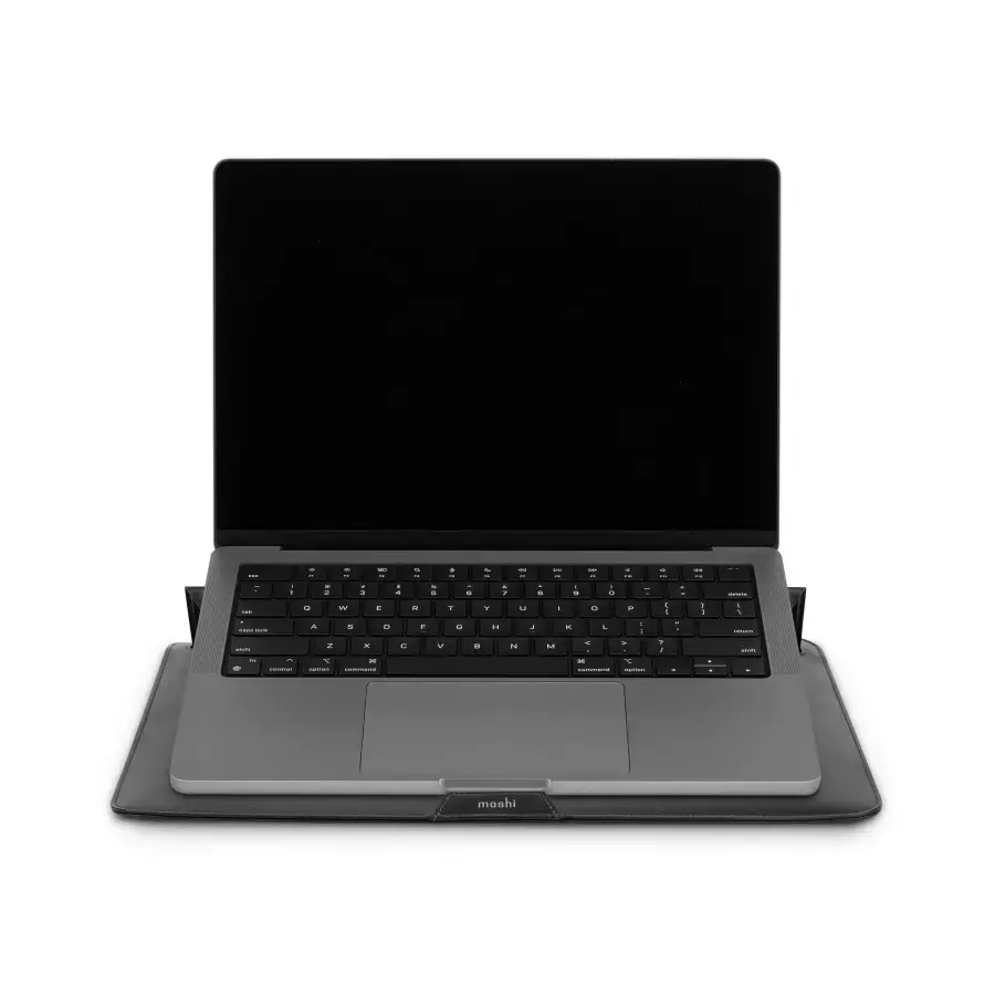 Чохол Moshi Muse 3-in-1 Slim Laptop Sleeve for MacBook Pro 14"/MacBook Air 13" M2 - Jet Black (99MO034009)