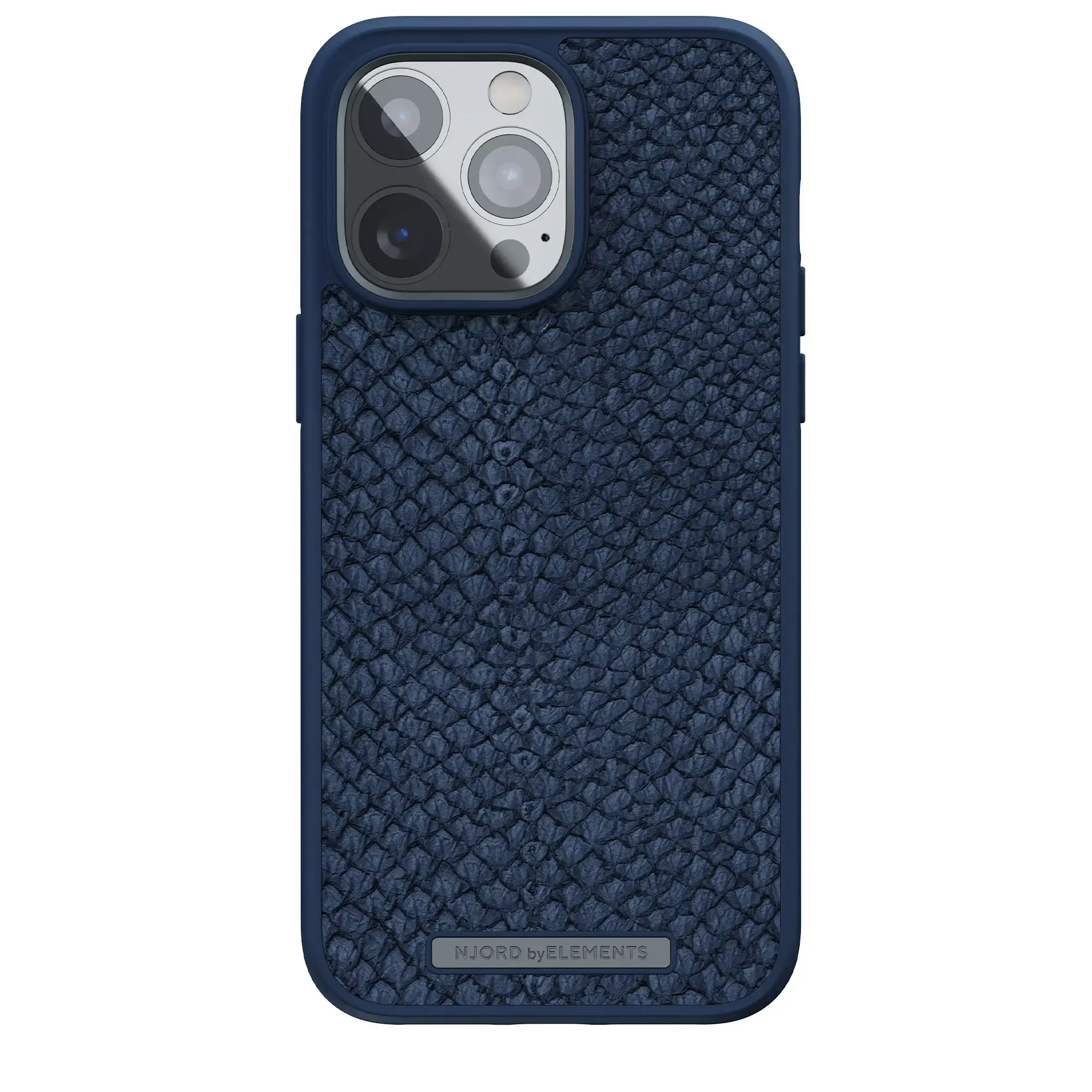 Чохол Njord Salmon Leather Magsafe Case for iPhone 14 Pro - Blue (NA43SL01)