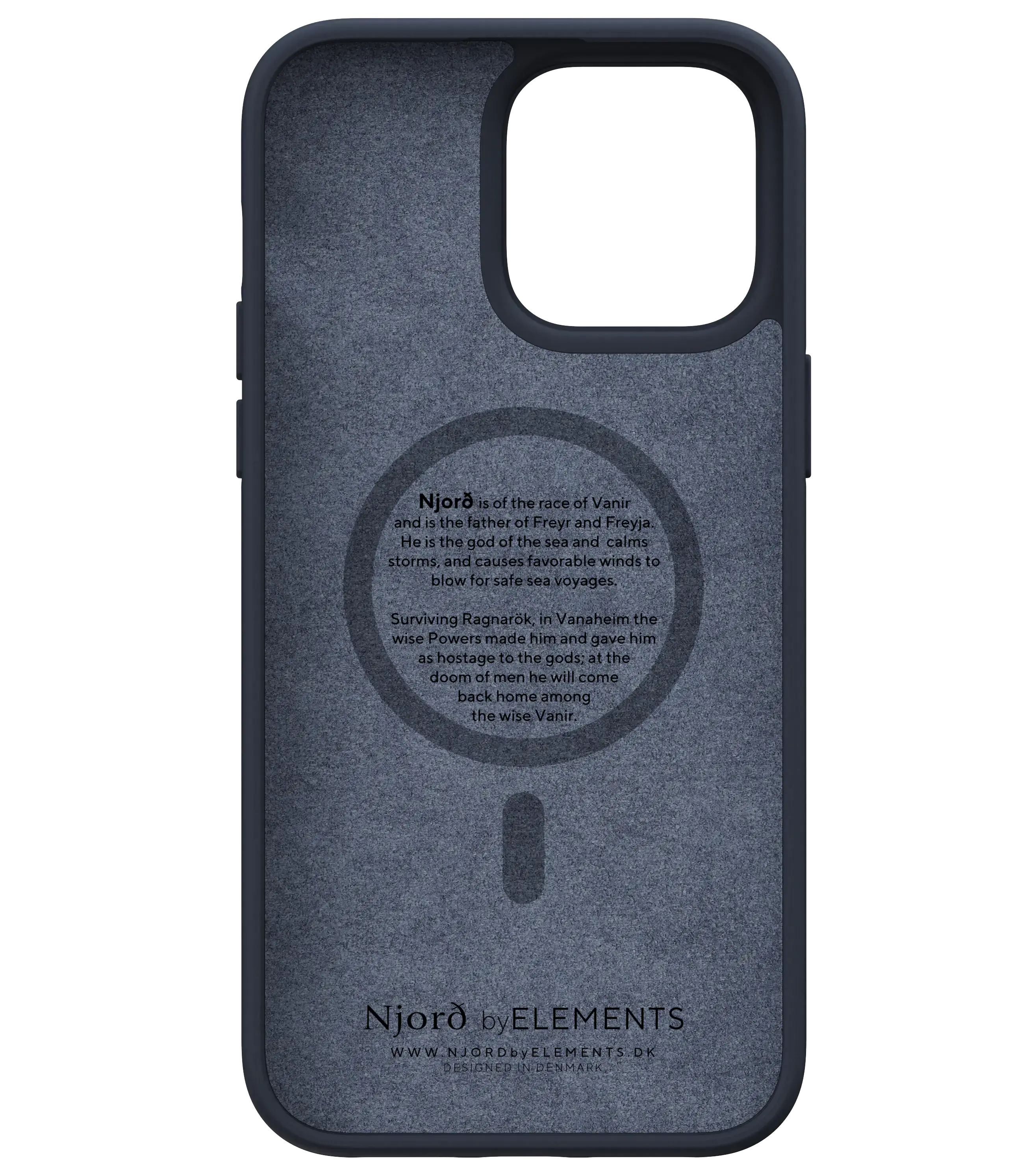 Чохол Njord Salmon Leather Magsafe Case for iPhone 14 Pro Max - Black (NA44SL00)
