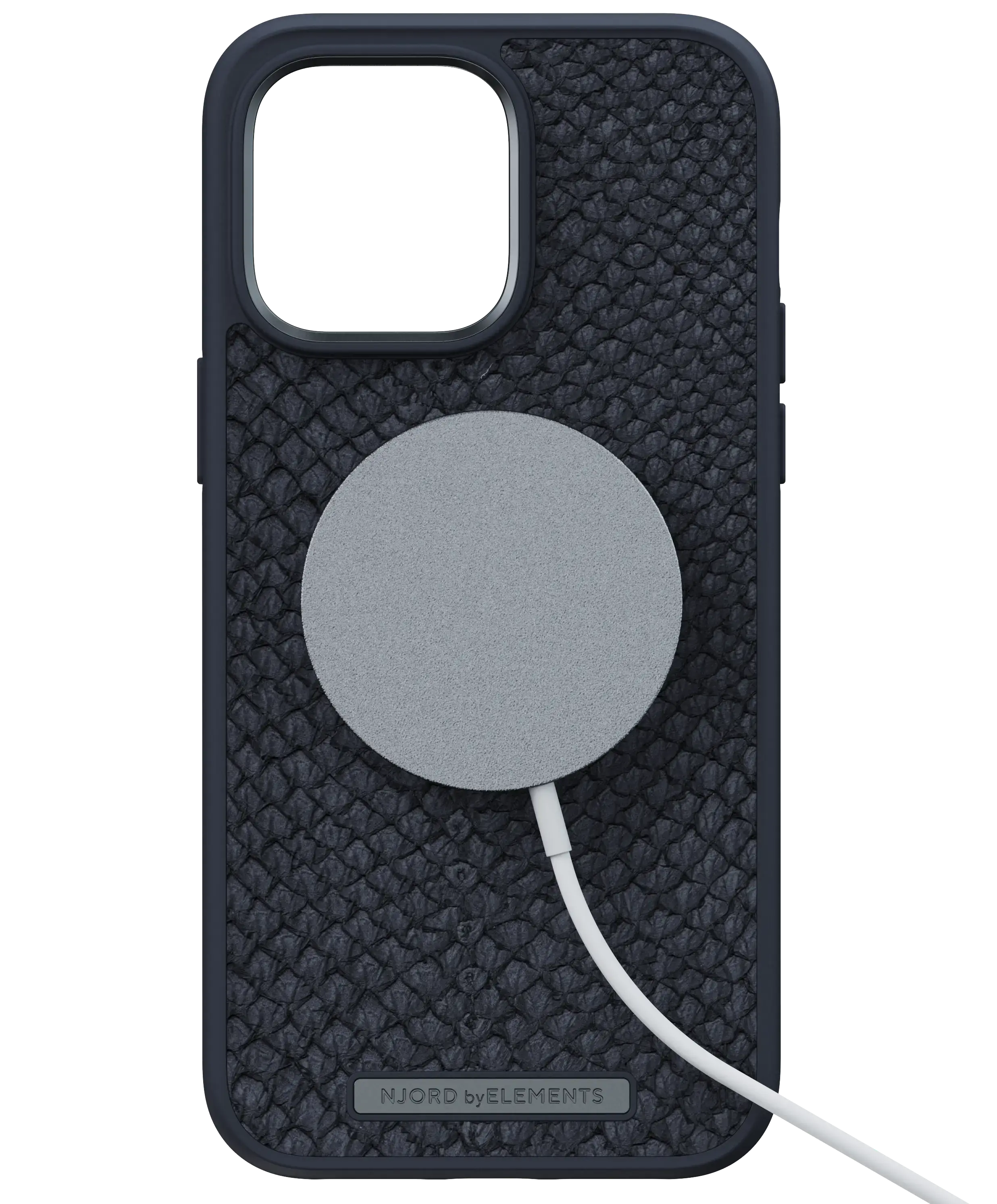 Чохол Njord Salmon Leather Magsafe Case for iPhone 14 Pro Max - Black (NA44SL00)