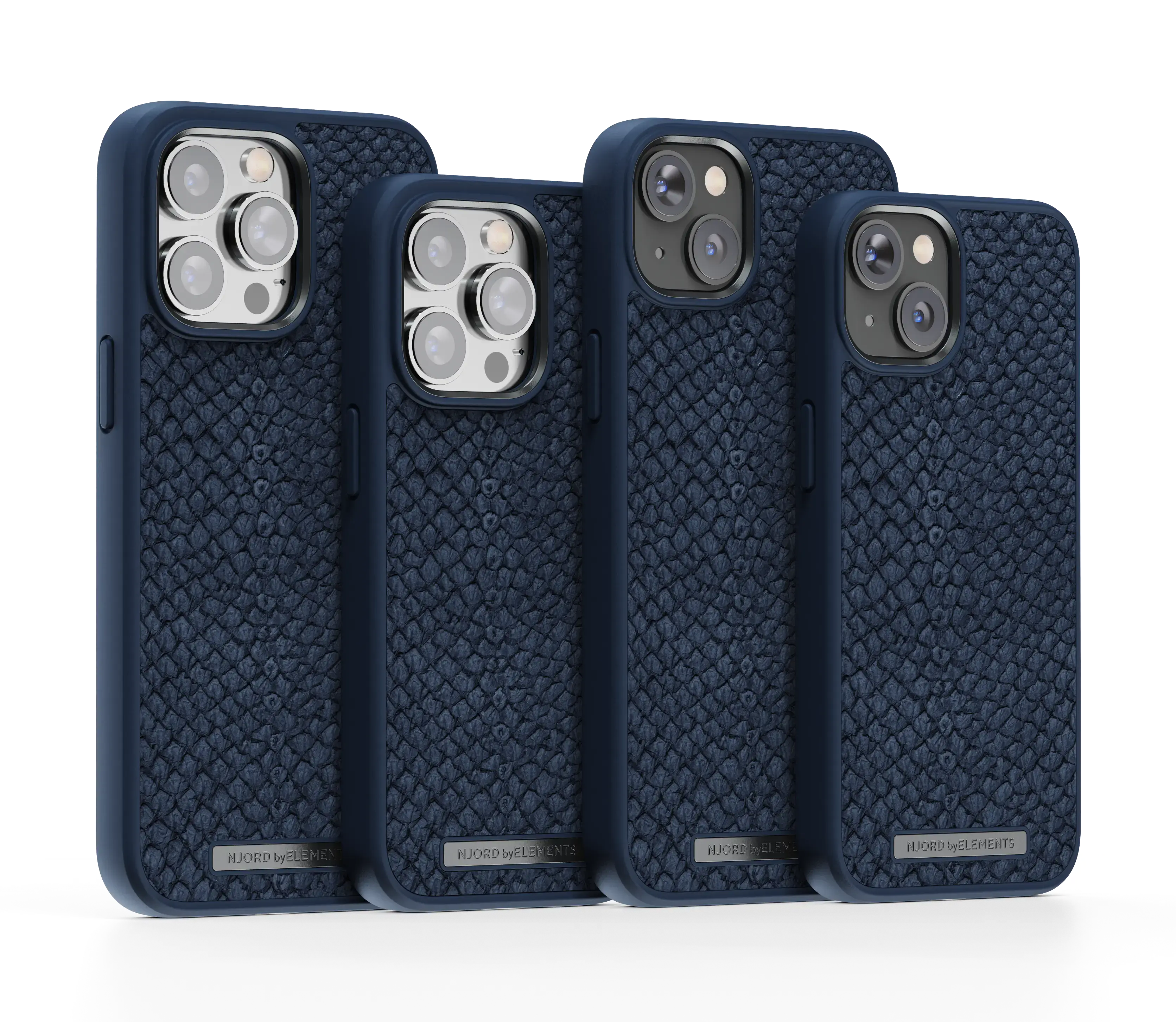 Чохол Njord Salmon Leather Magsafe Case for iPhone 14 Pro Max - Blue (NA44SL01)
