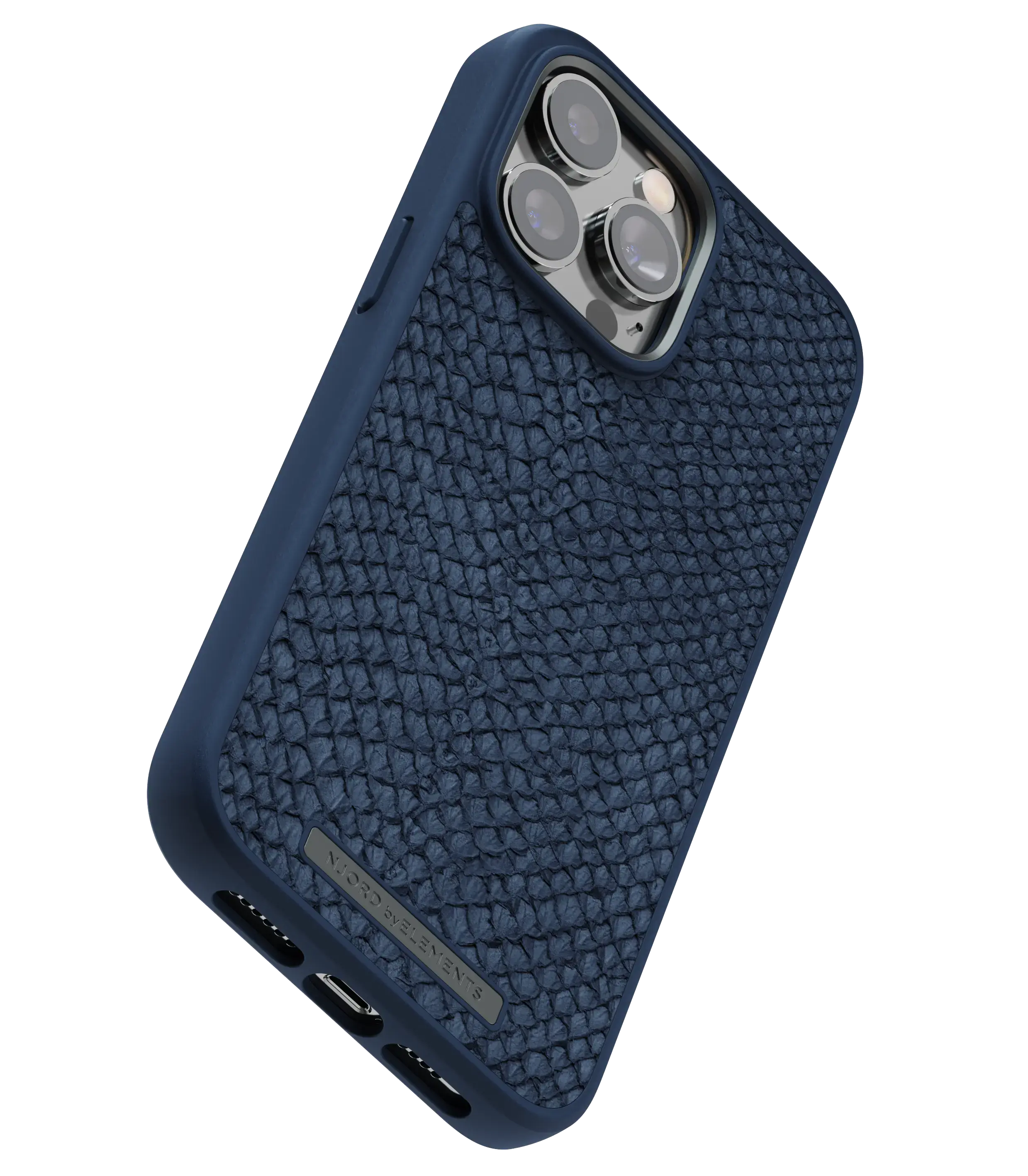 Чохол Njord Salmon Leather Magsafe Case for iPhone 14 Pro Max - Blue (NA44SL01)
