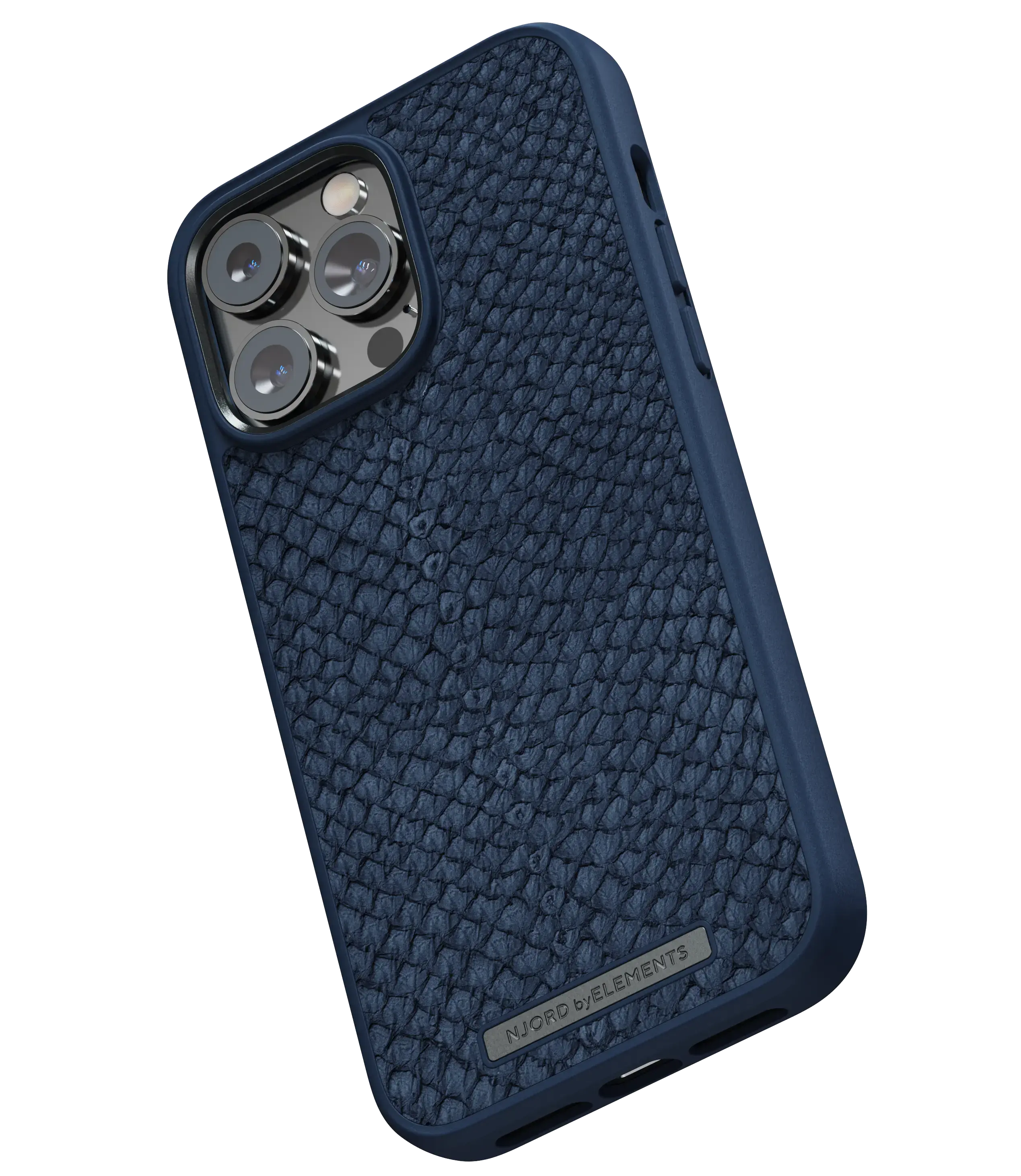 Чохол Njord Salmon Leather Magsafe Case for iPhone 14 Pro Max - Blue (NA44SL01)