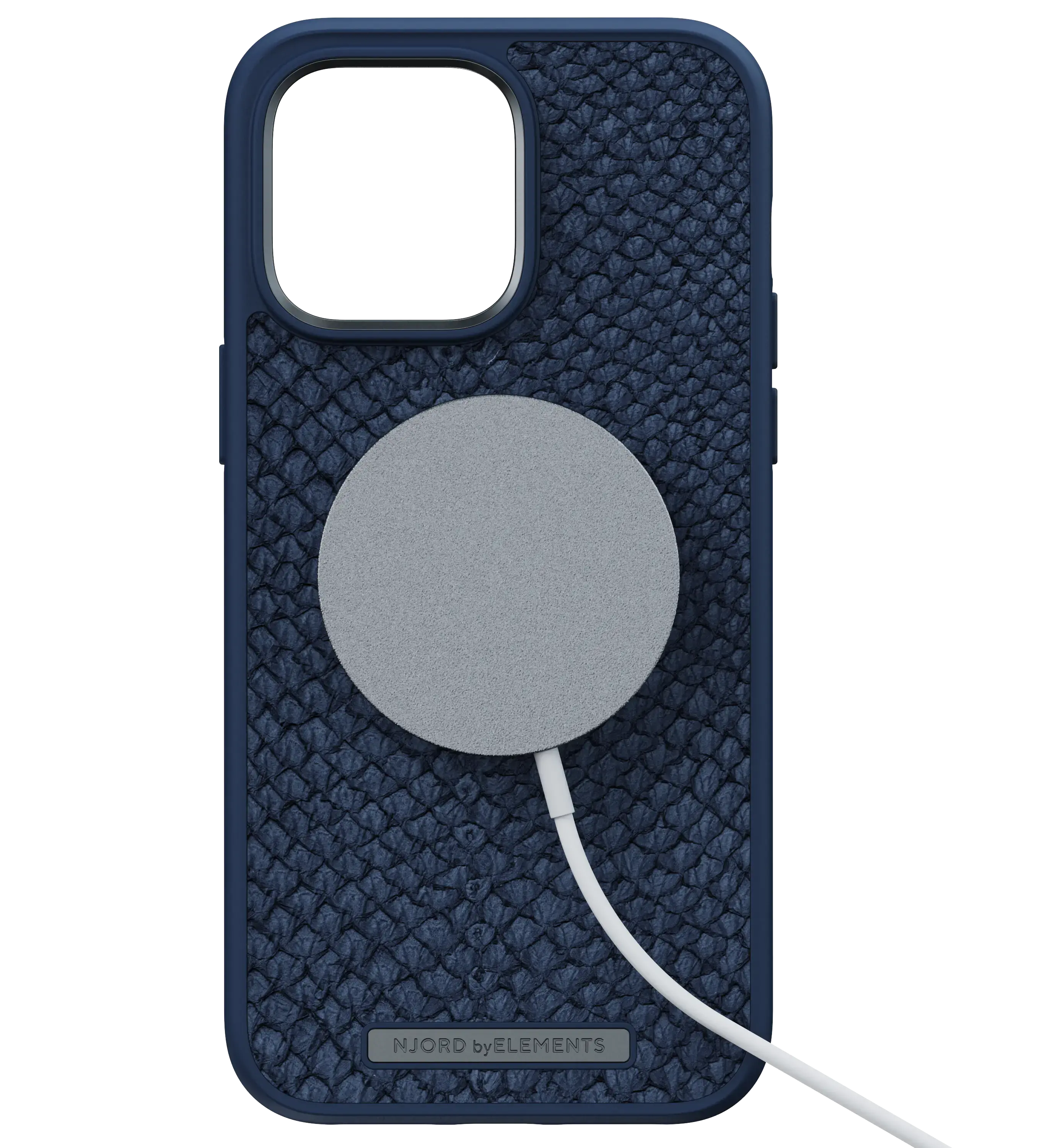 Чохол Njord Salmon Leather Magsafe Case for iPhone 14 Pro Max - Blue (NA44SL01)