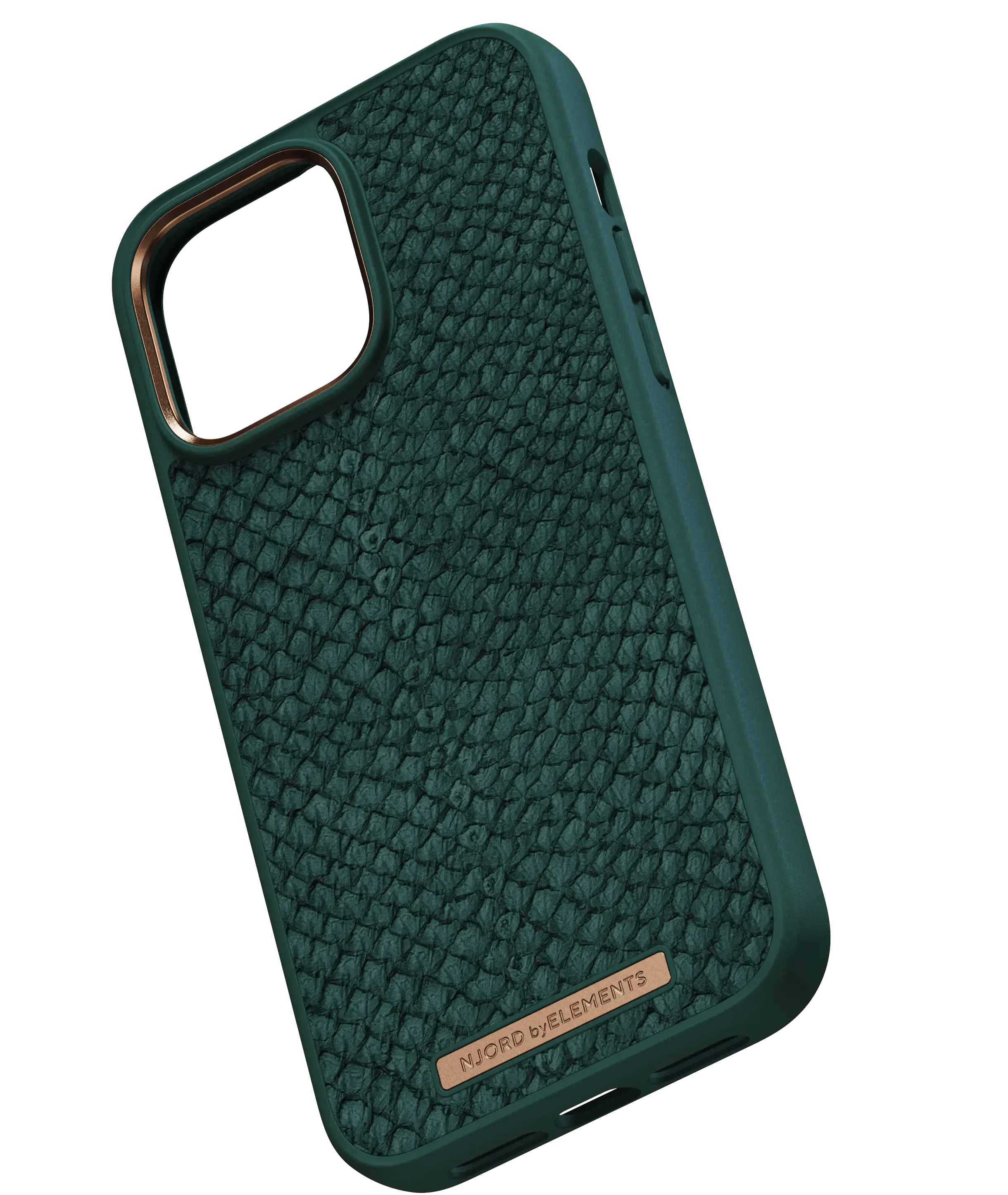 Чехол Njord Salmon Leather Magsafe Case for iPhone 14 Pro Max - Green (NA44SL02)