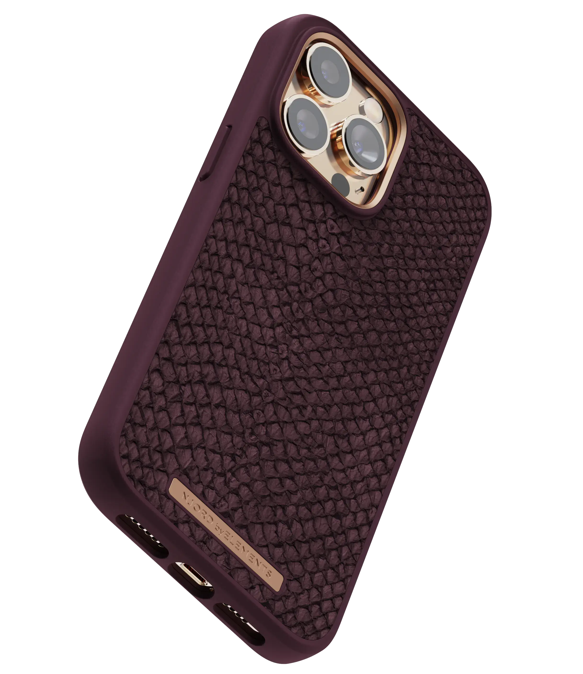 Чохол Njord Salmon Leather Magsafe Case for iPhone 14 Pro - Rust (NA43SL03)