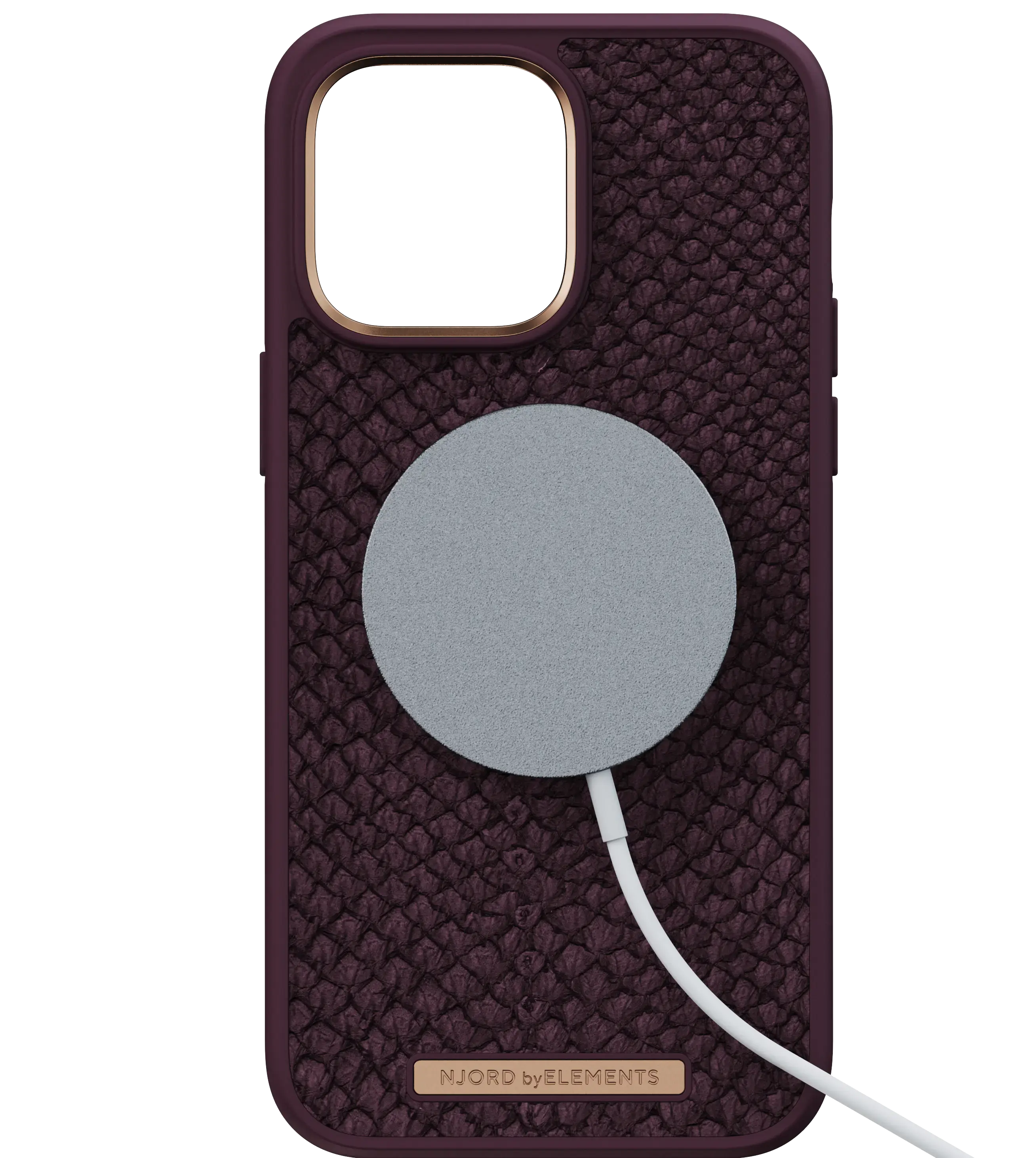Чохол Njord Salmon Leather Magsafe Case for iPhone 14 Pro - Rust (NA43SL03)