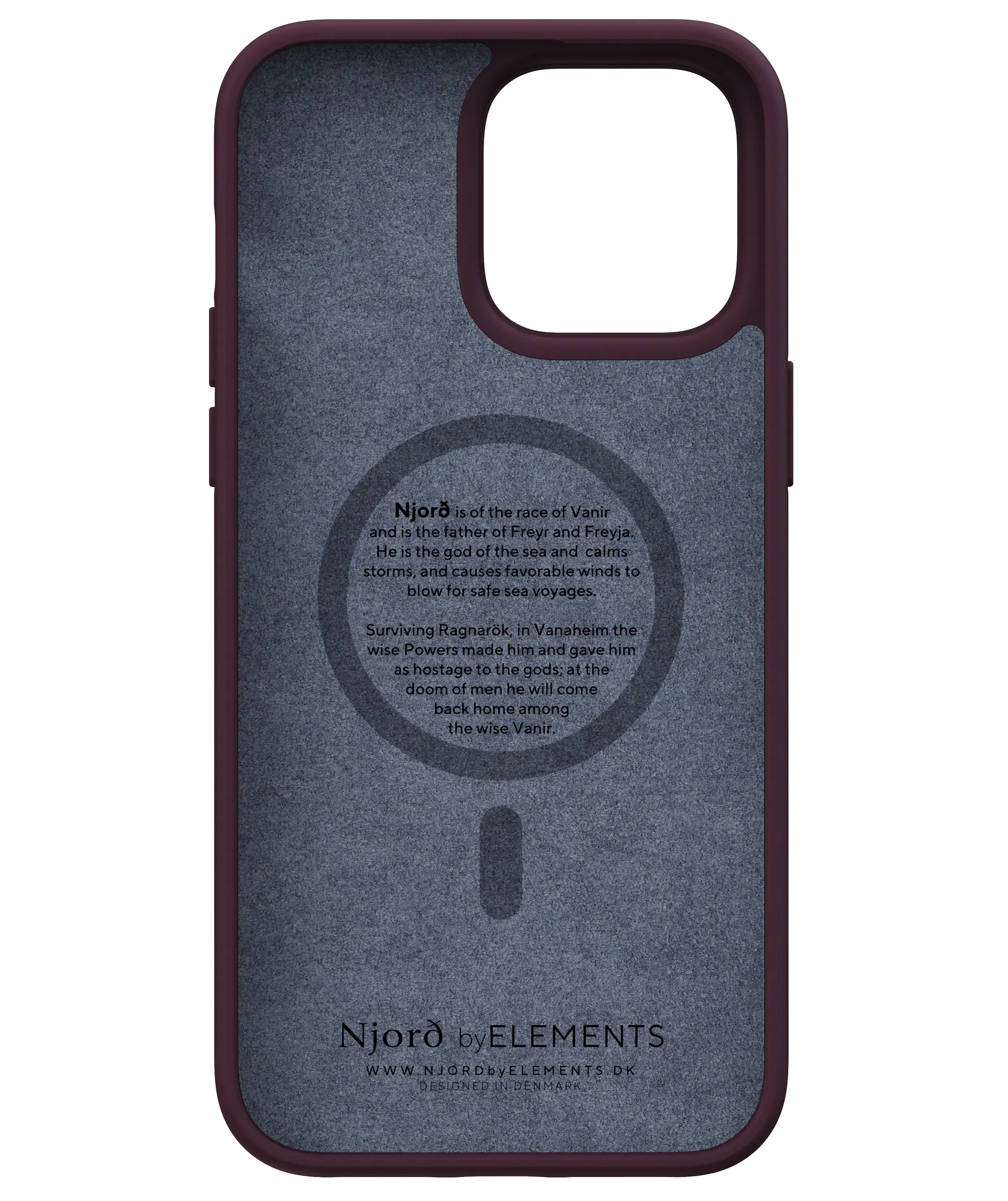 Чохол Njord Salmon Leather Magsafe Case for iPhone 14 Pro - Rust (NA43SL03)