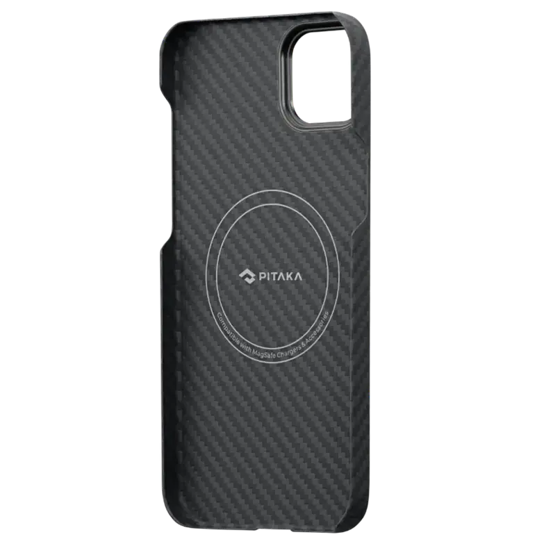 Чехол Pitaka MagEZ Case 3 for iPhone 14 Plus - Twill 1500D Black/Grey (KI1401M)