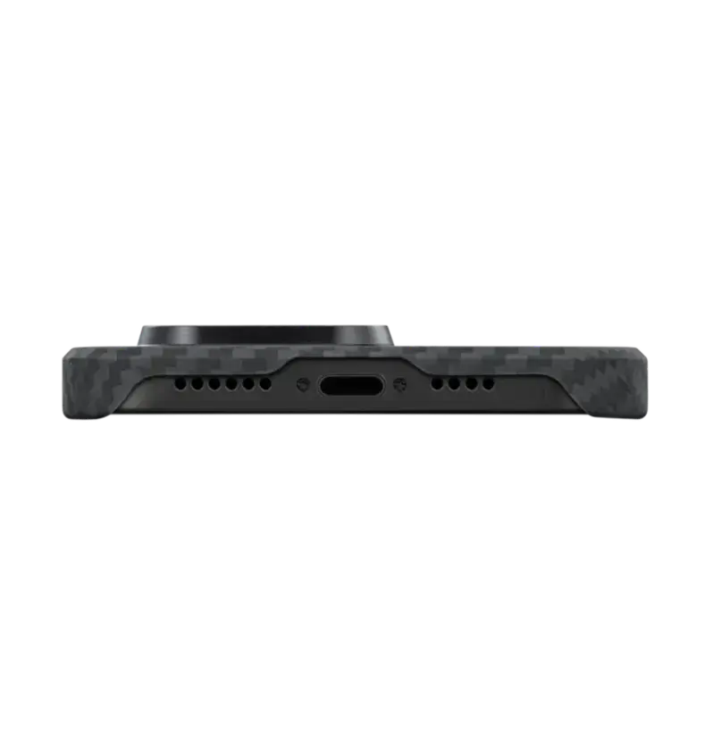 Чохол Pitaka MagEZ Case 3 for iPhone 14 Pro - Twill 1500D Black/Grey (KI1401P)
