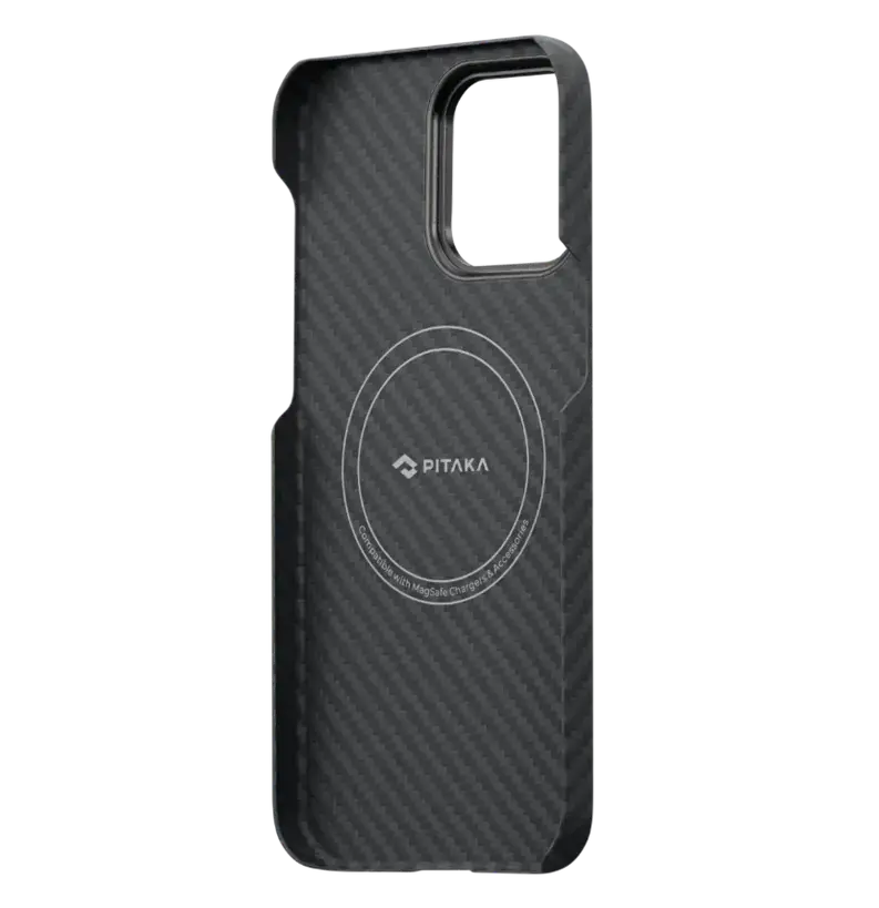 Чохол Pitaka MagEZ Case 3 for iPhone 14 Pro - Twill 1500D Black/Grey (KI1401P)