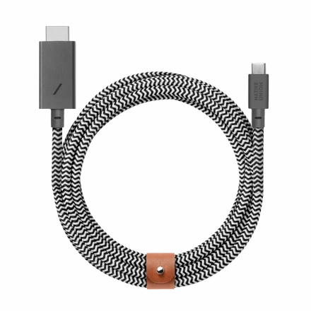 Native Union Belt Cable USB-C to HDMI Zebra (3 m) (BELT-C-HDMI-ZEB-3)