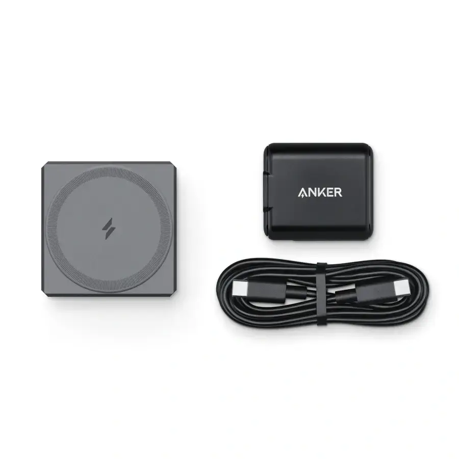 Док-станція Anker 3-in-1 Cube with MagSafe (Y1811JA1) EU Plug