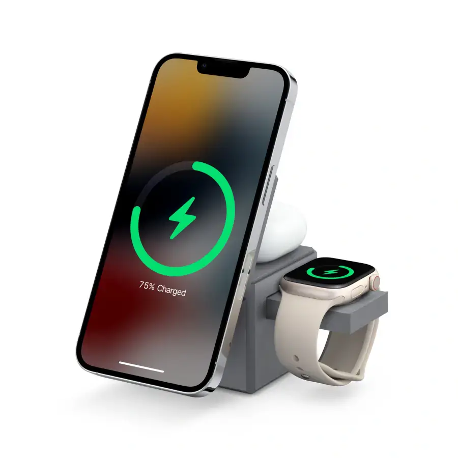 Док-станція Anker 3-in-1 Cube with MagSafe (Y1811JA1) EU Plug