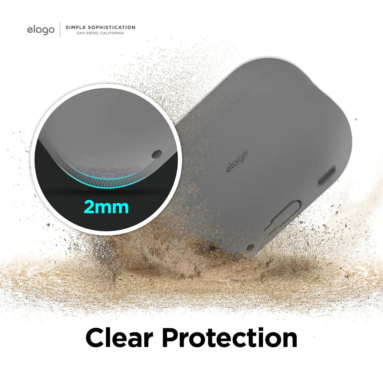 Elago Silicone Basic Case for Airpods Pro 2nd Gen - Mint (EAPP2SC-BA-MT)