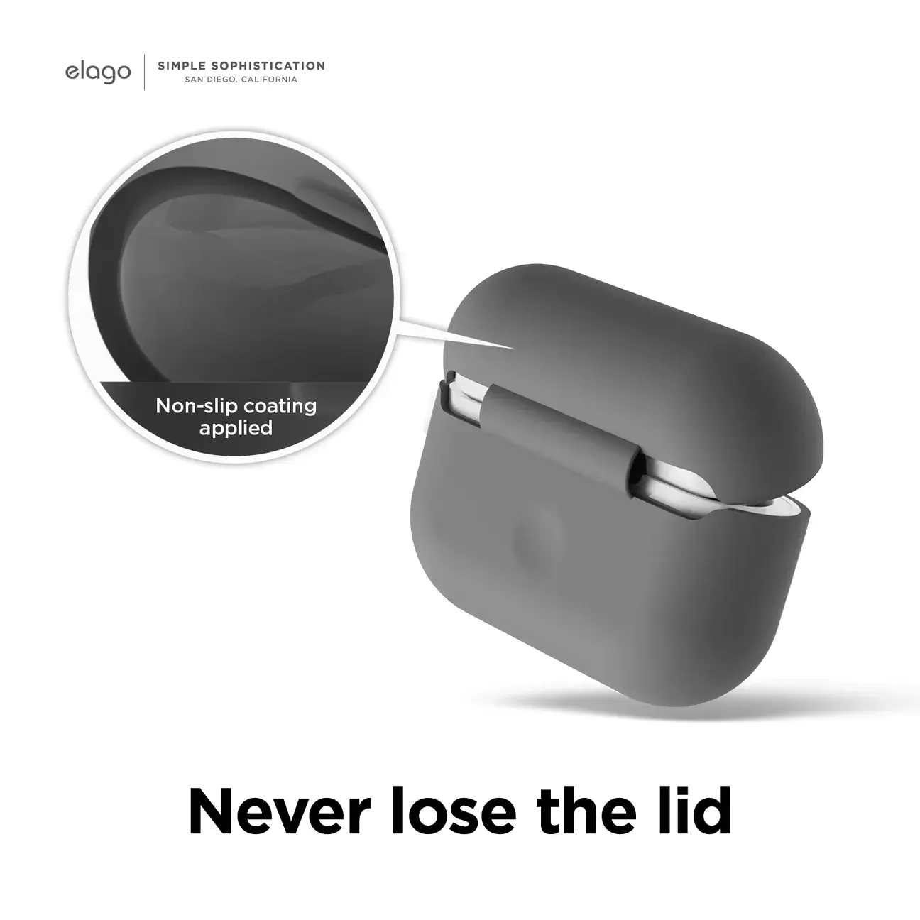 Elago Silicone Basic Case for Airpods Pro 2nd Gen - Nightglow Blue (EAPP2SC-BA-LUBL)