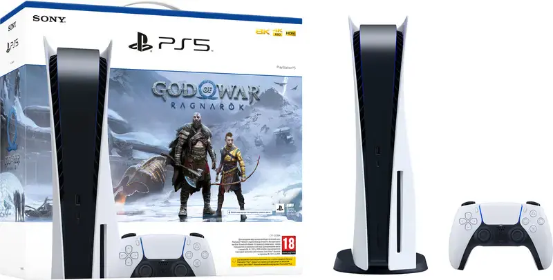Игровая консоль Sony PlayStation 5 825GB Blu-Ray - God of War™ Ragnarok Bundle