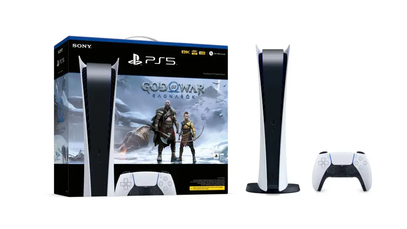 Игровая консоль Sony PlayStation 5 825GB Digital Edition - God of War™ Ragnarok Bundle