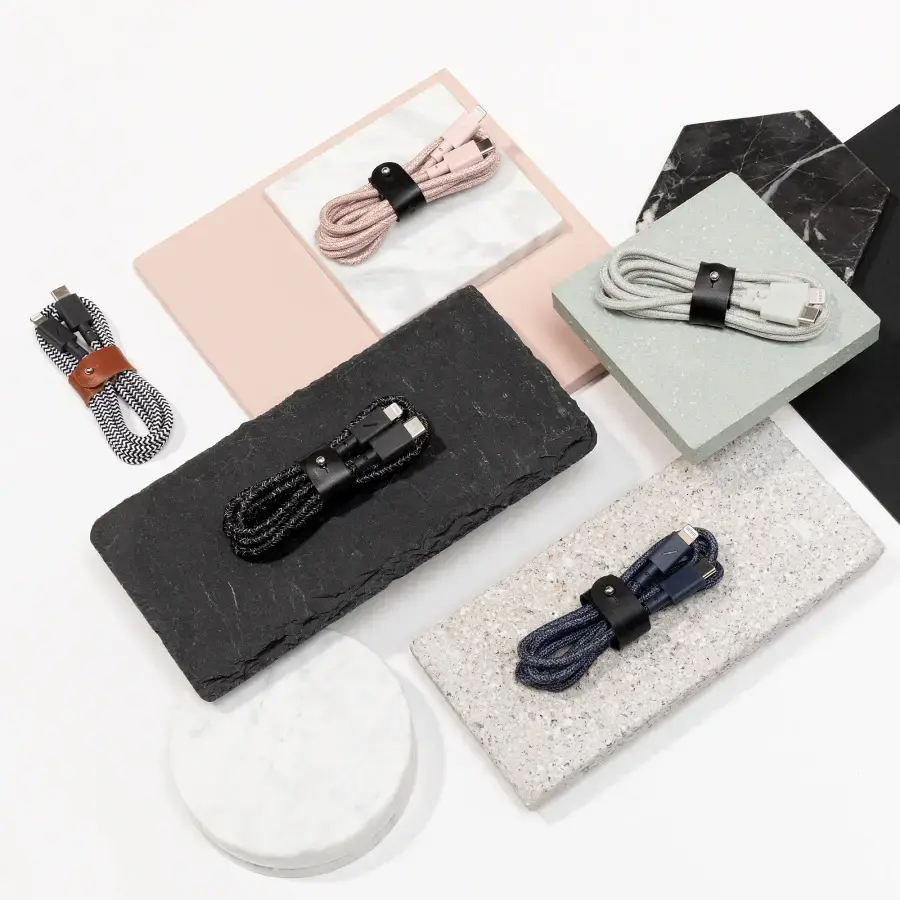 Кабель Lightning NATIVE UNION USB-C to Lightning Belt 1.2m Zebra (BELT-KV-CL-ZEB-2)