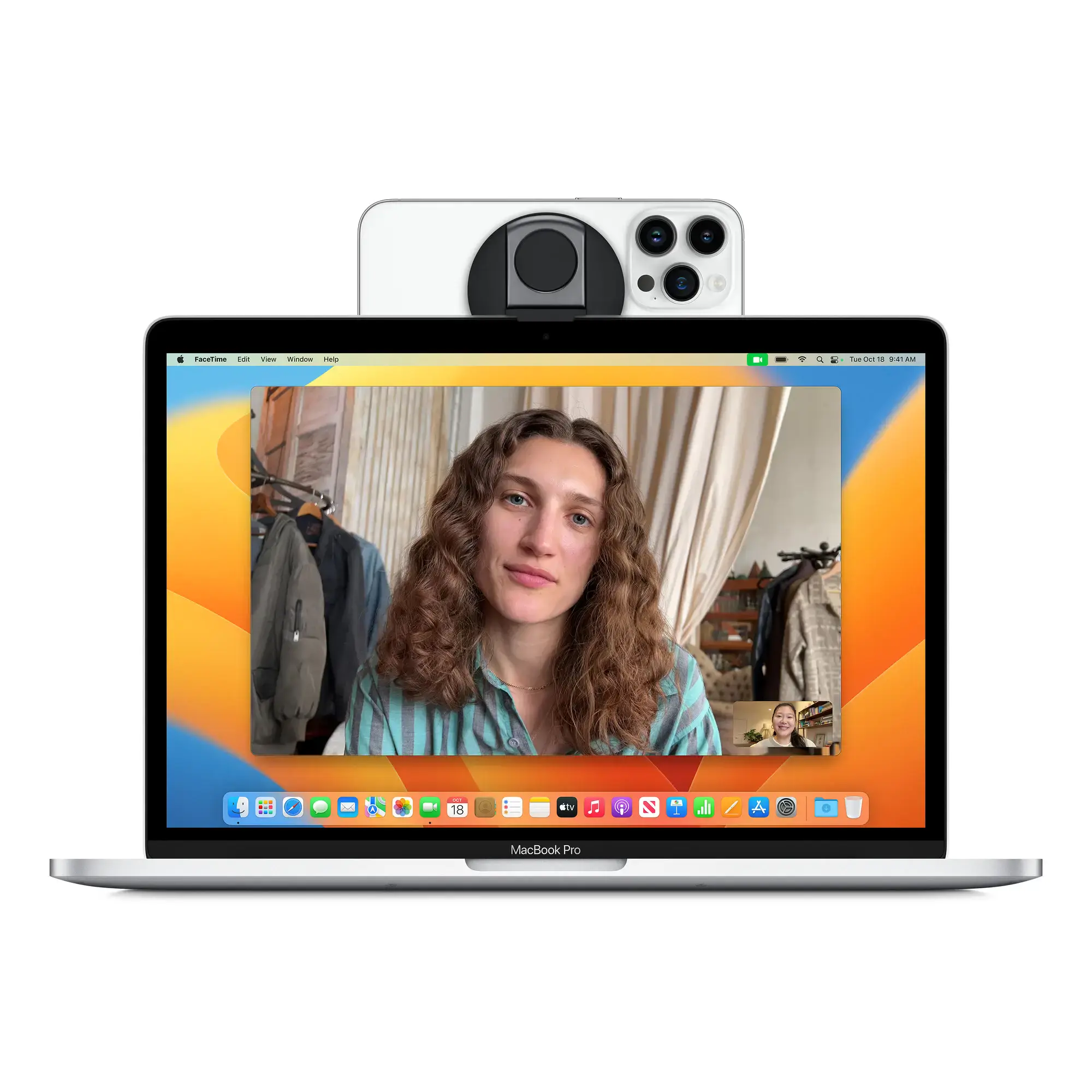 Кріплення Belkin iPhone Mount with MagSafe for Mac Notebooks - Black (HQ632, MMA006btBK)