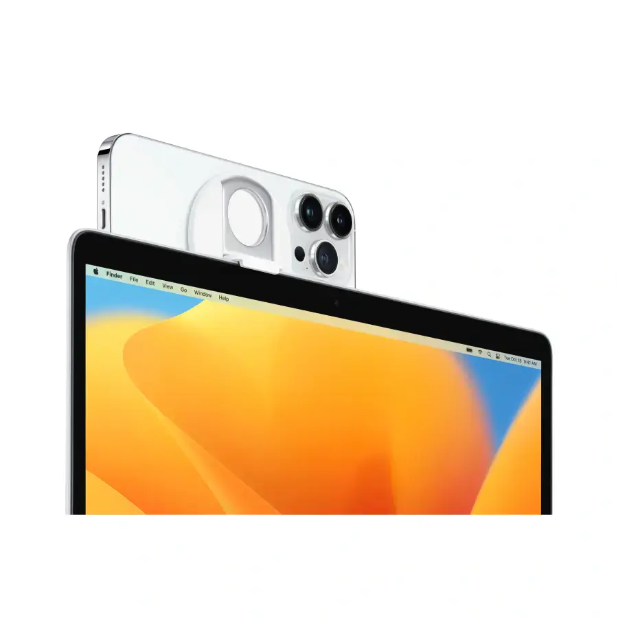 Кріплення Belkin iPhone Mount with MagSafe for Mac Notebooks - White (HQ642, MMA006btWH)