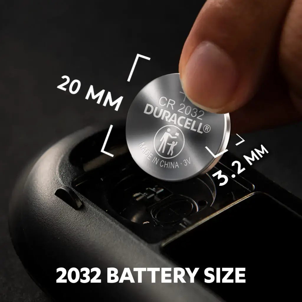 Литиевые батарейки Duracell Specialty CR2032 Lithium Coin Battery 3V +50% EXTRA LIFE [Pack of 2] (5000394203921)
