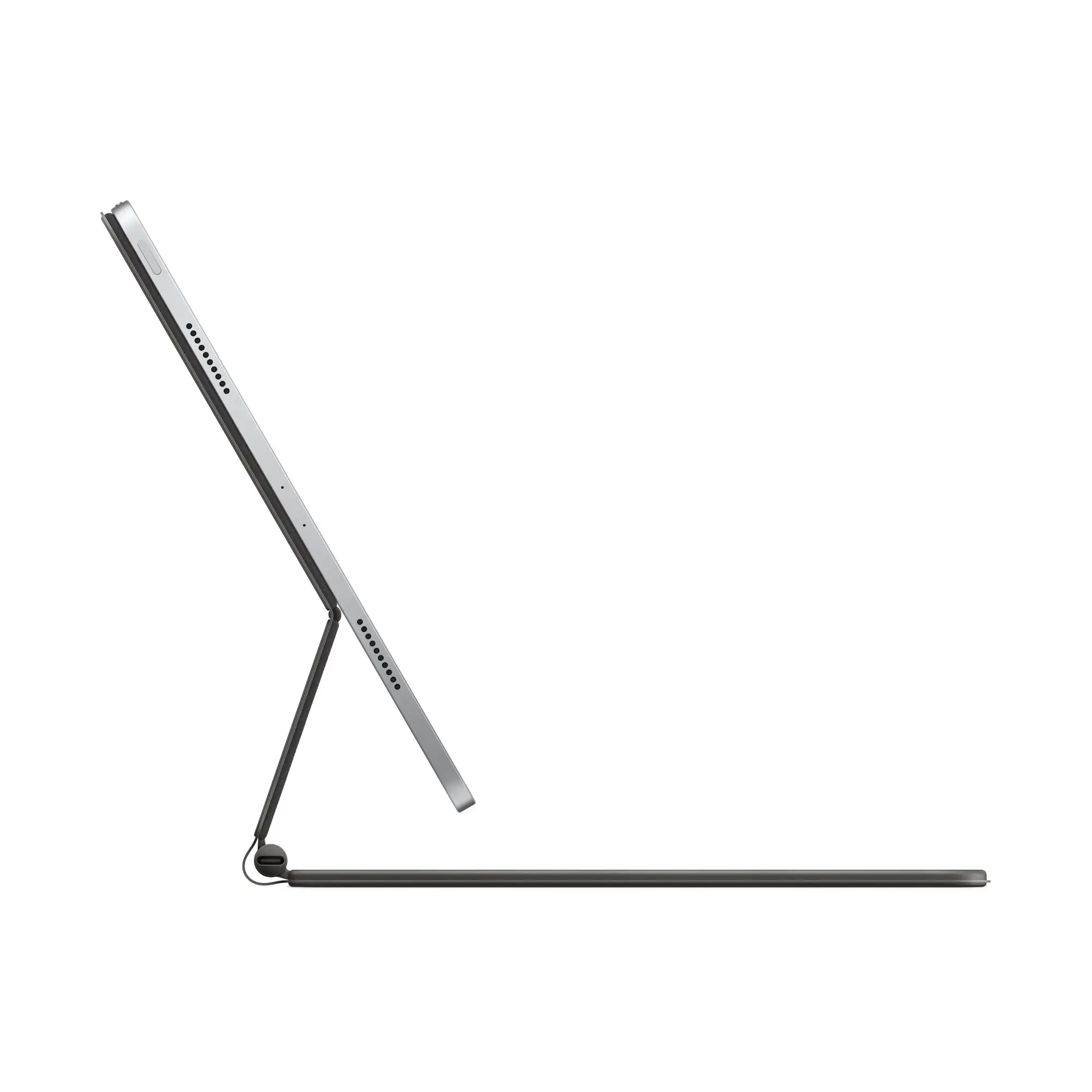Чохол-клавіатура Apple Magic Keyboard for iPad Air 13" [M2] & iPad Pro 12.9" [3st - 6th generation] - Ukrainian - Black (MJQK3UA/A) | українська розкладка