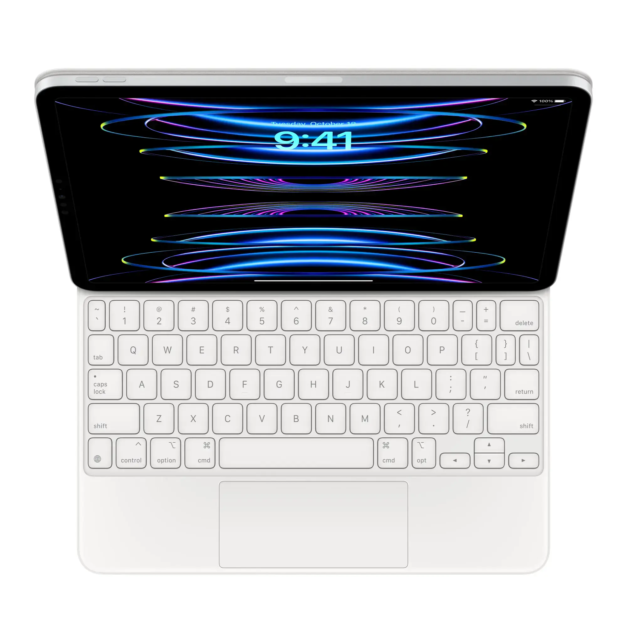 Чохол-клавіатура Apple Magic Keyboard for iPad Air 11" M2 & iPad Air 10.9" & iPad Pro 11" M2 - White (MJQJ3)