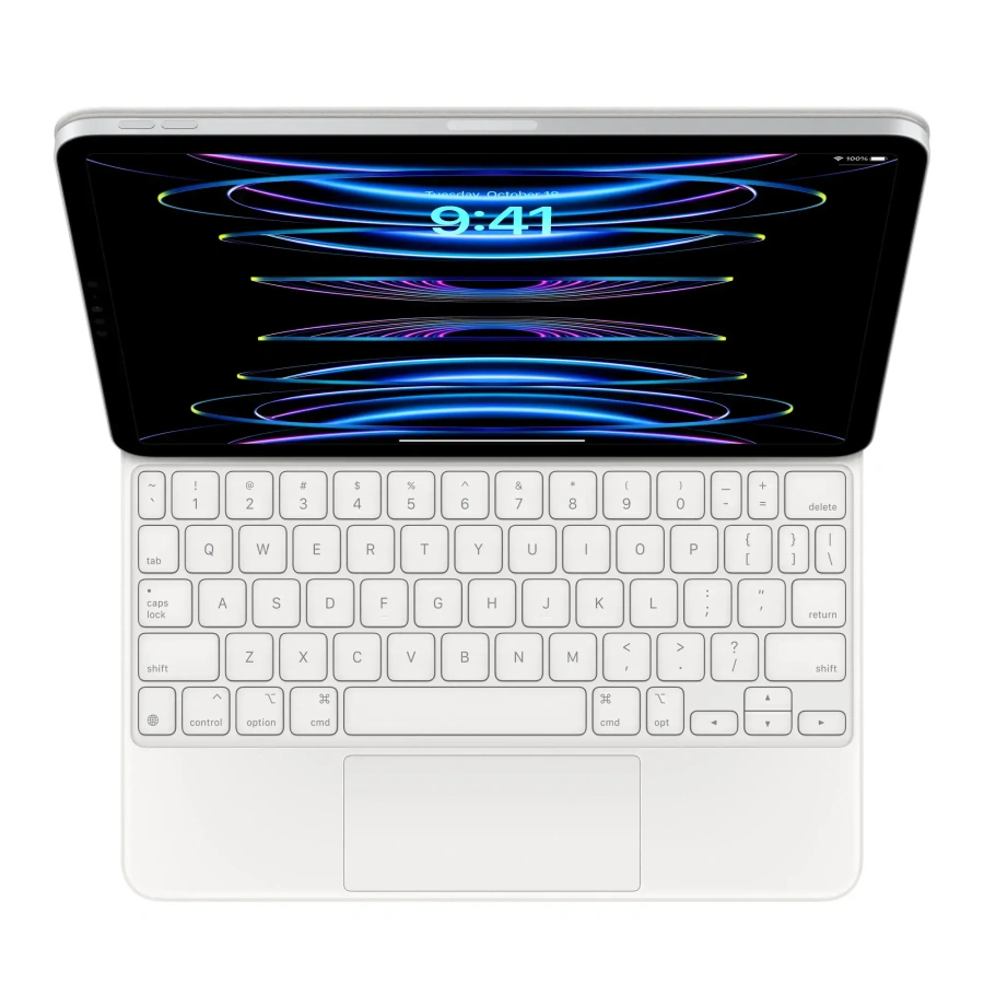Чехол-клавиатура Apple Magic Keyboard for iPad Air 11" M2-M4 & iPad Air 10.9" & iPad Pro 11" M2 - White (MJQJ3)
