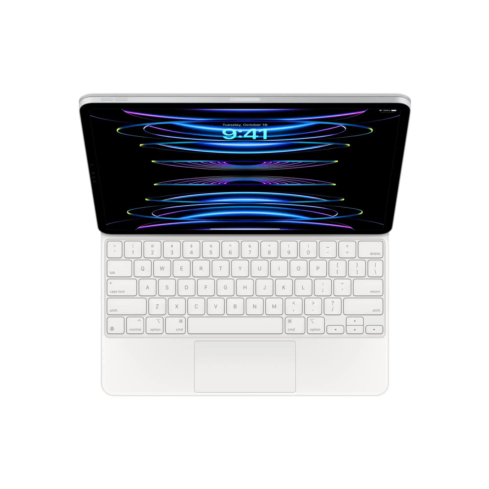 Чохол-клавіатура Apple Magic Keyboard for iPad Air 13" [M2] & iPad Pro 12.9" [3st - 6th generation] - White (MJQL3)