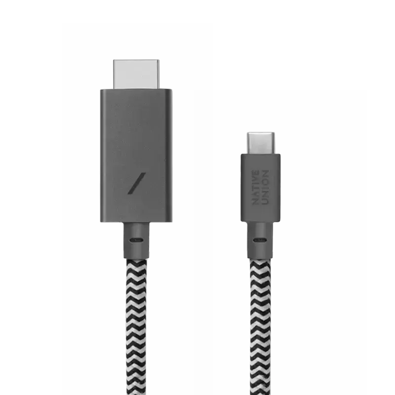 Native Union Belt Cable USB-C to HDMI Zebra (3 m) (BELT-C-HDMI-ZEB-3)