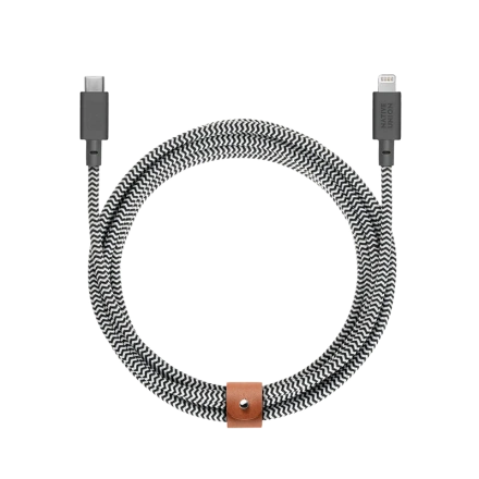 Native Union Belt Cable XL USB-C to Lightning Zebra (3 m) (BELT-KV-CL-ZEB-3)