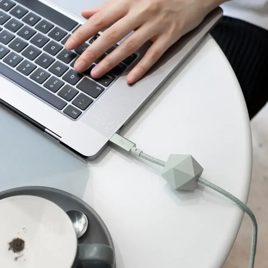 Native Union Desk Cable USB-C to USB-C Sage (2.4 m) (DCABLE-C-GRN-NP)