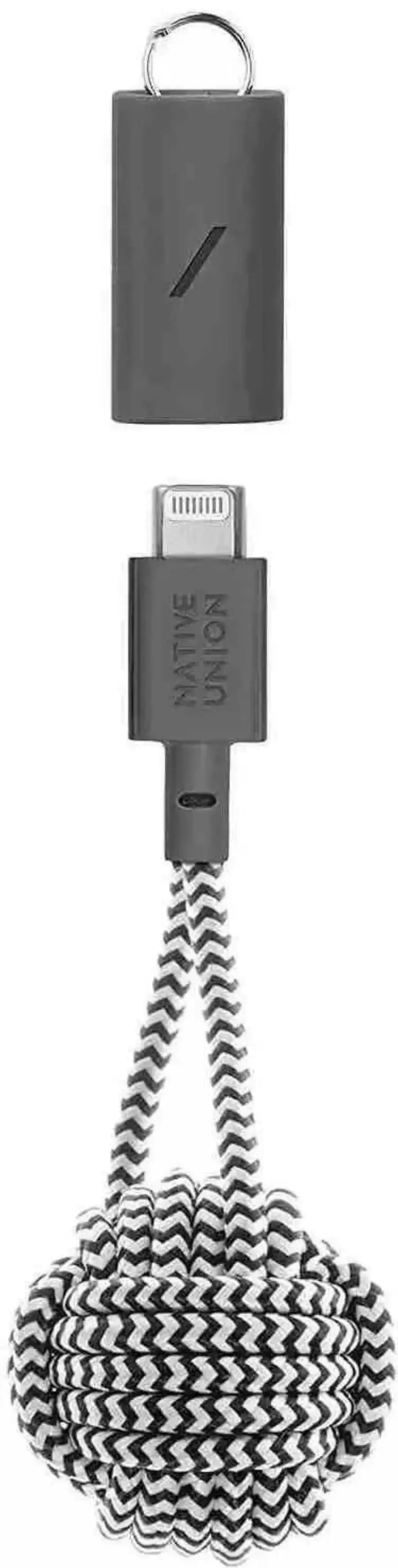 Native Union Key Cable USB-C to Lightning Zebra (KEY-KV-CL-ZEB)