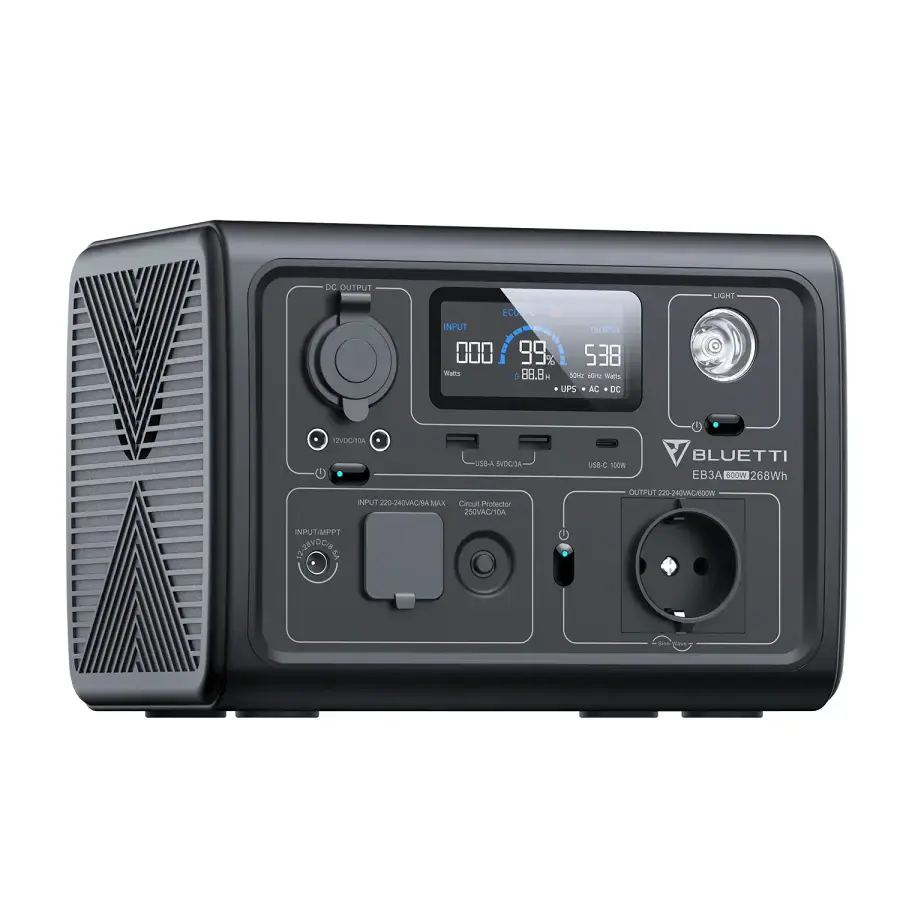 Портативна зарядна станція BLUETTI EB3A Portable Power Station | 600W 268Wh