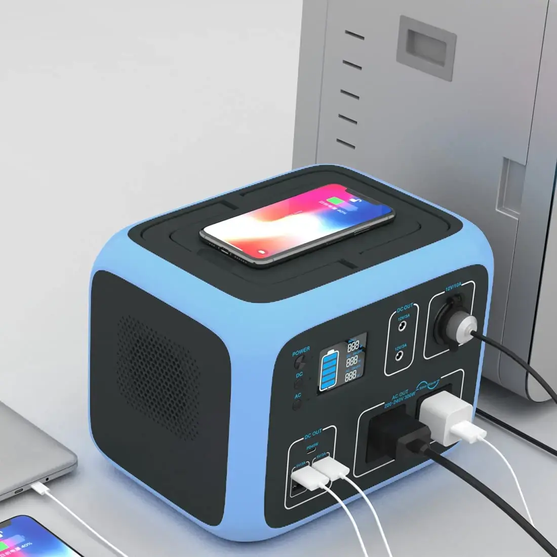 Портативна зарядна станція BLUETTI PowerOak AC50S Portable Power Station | 300W 500Wh - Blue