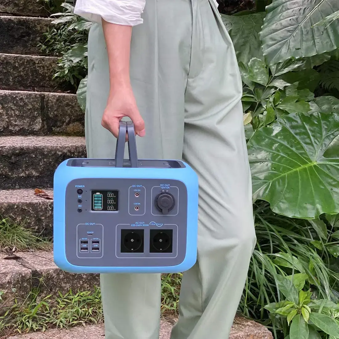 Портативна зарядна станція BLUETTI PowerOak AC50S Portable Power Station | 300W 500Wh - Blue