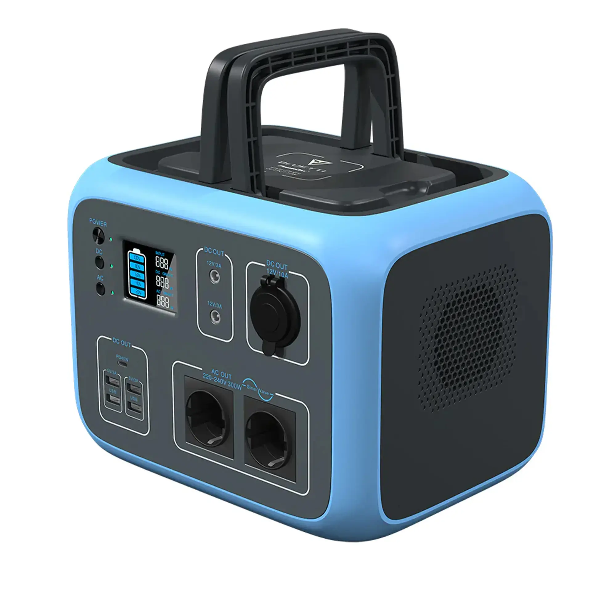 Портативна зарядна станція BLUETTI PowerOak AC50S Portable Power Station | 300W 500Wh - Blue