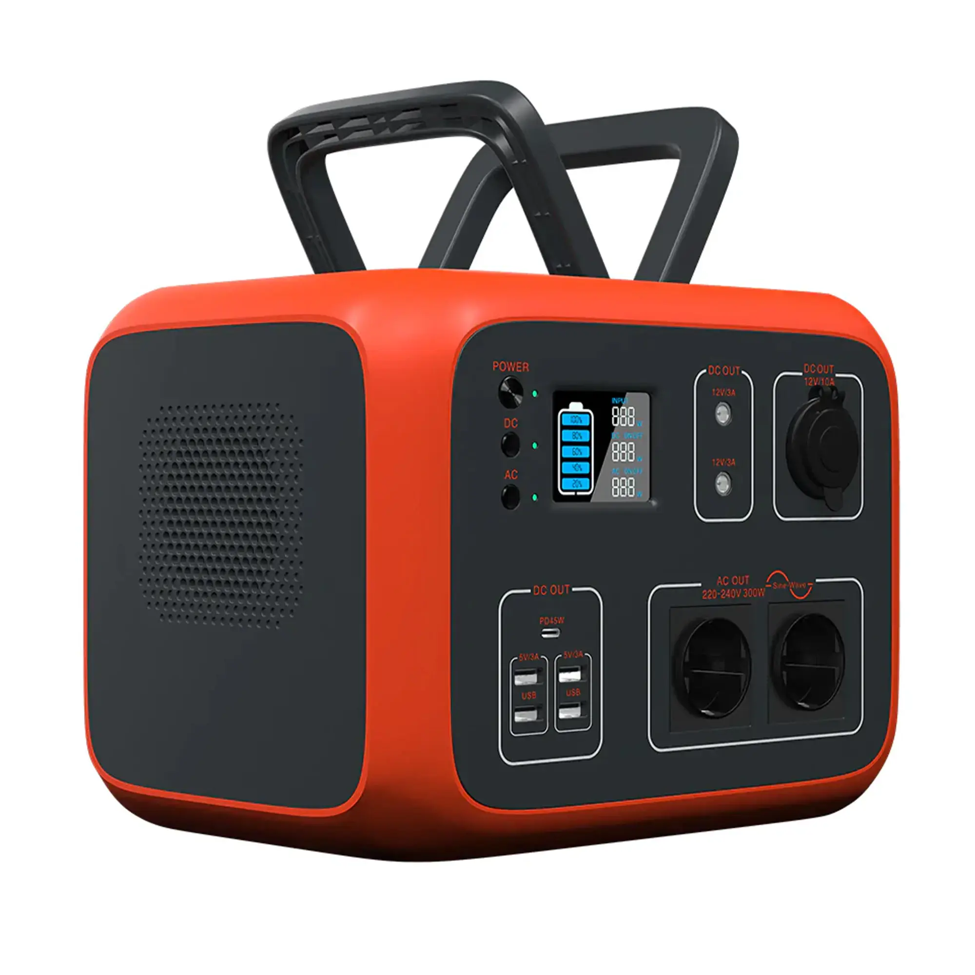 Портативная зарядная станция BLUETTI PowerOak AC50S Portable Power Station | 300W 500Wh - Orange