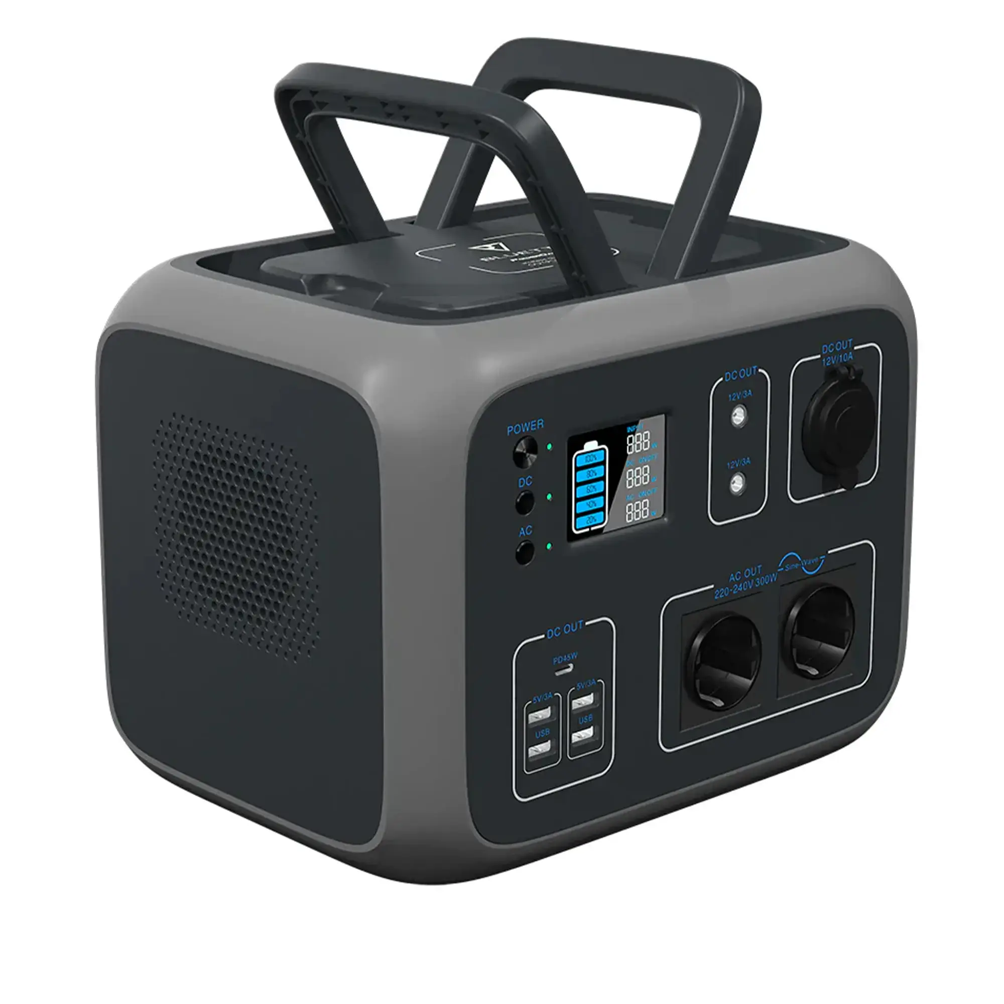 Портативная зарядная станция BLUETTI PowerOak AC50S Portable Power Station | 300W 500Wh - Gray