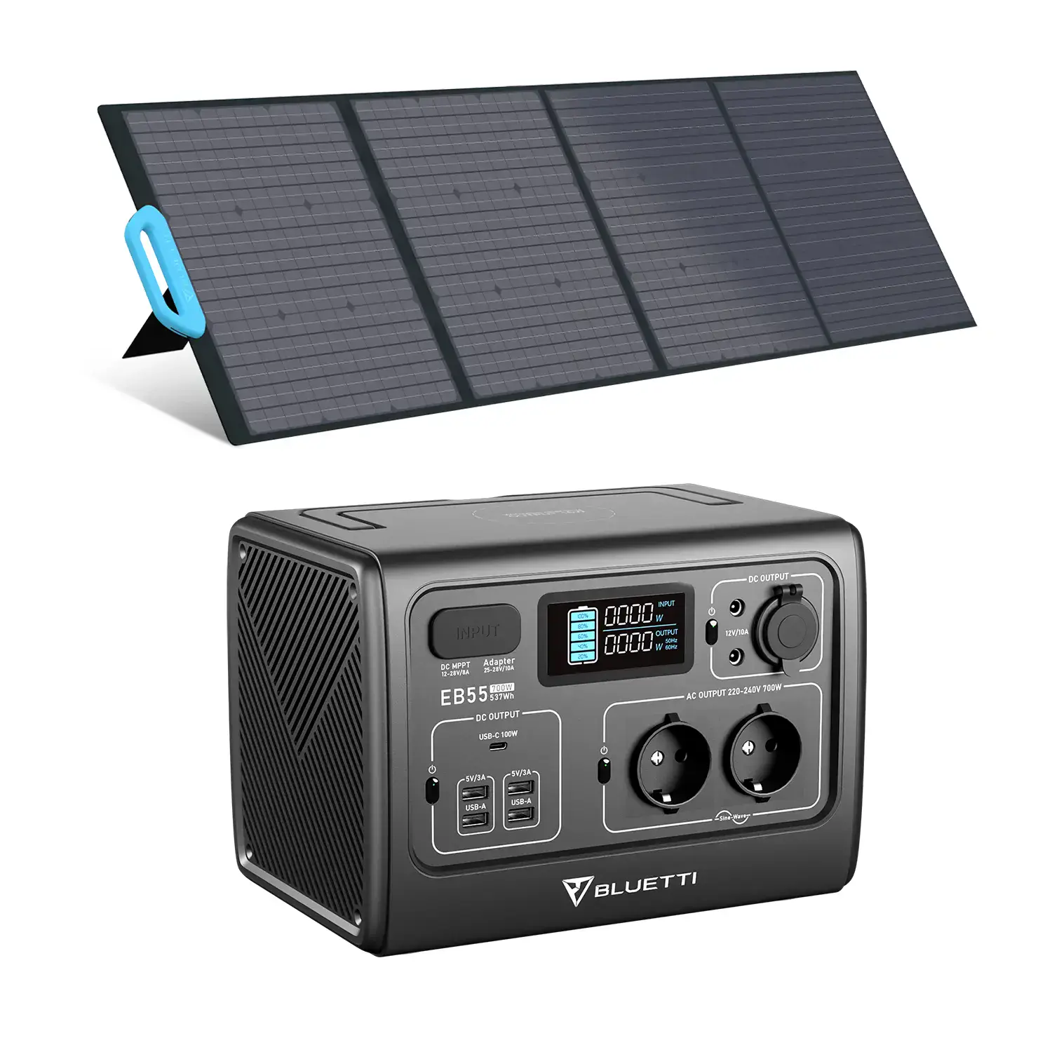 Портативная зарядная станция BLUETTI PowerOak EB55 Portable Power Station | 700W 537Wh