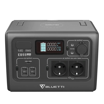 Портативная зарядная станция BLUETTI PowerOak EB55 Portable Power Station | 700W 537Wh