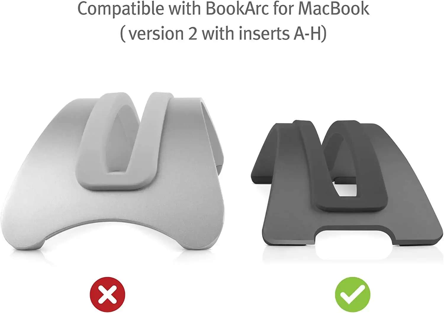 Силиконовая вставка Twelve South BookArc Insert G for 16" M1 MacBook Pro Silver (TS-2212)