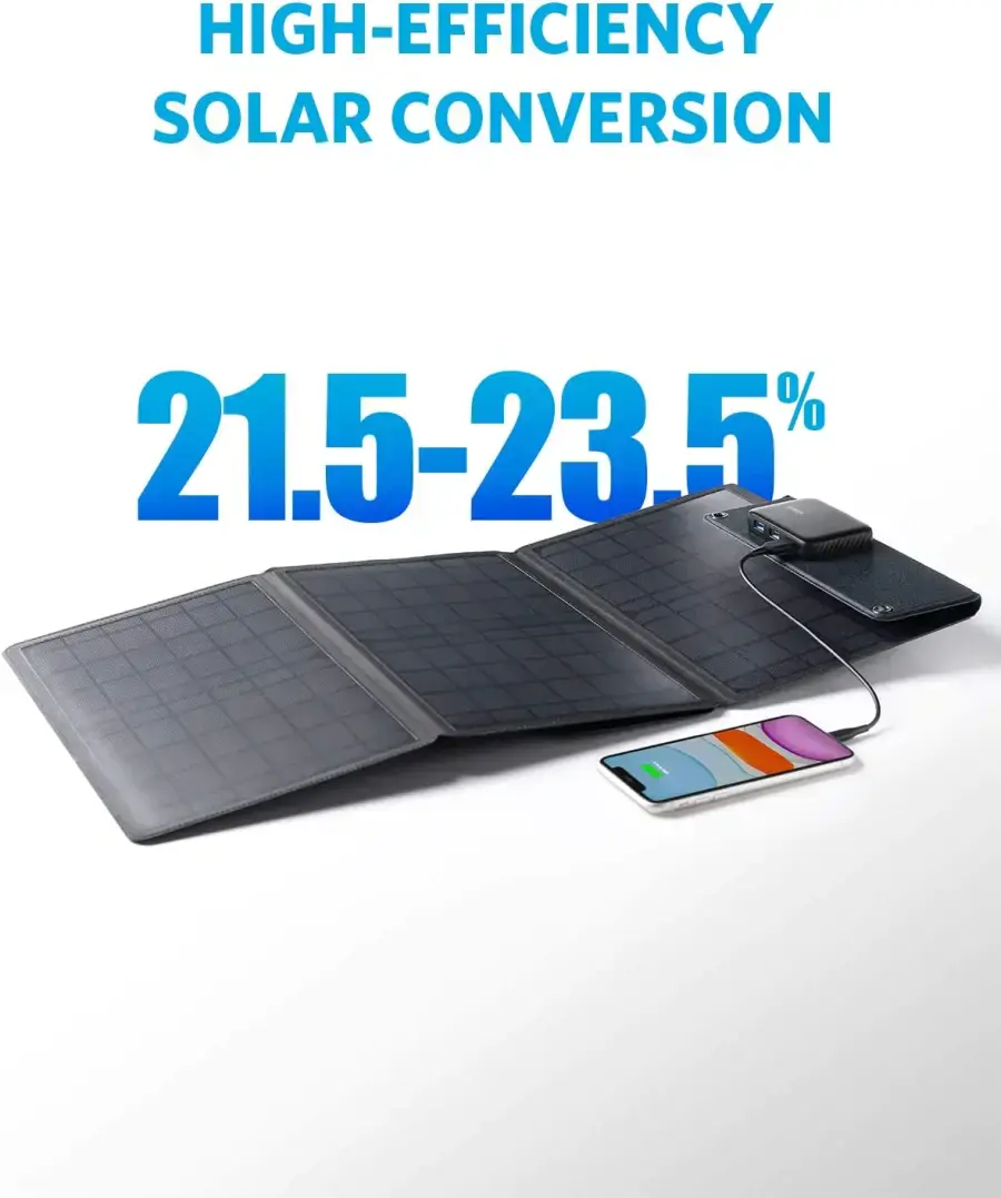 Солнечная панель Anker PowerSolar 24W 3-Port USB Solar Battery Charger (А2424011)