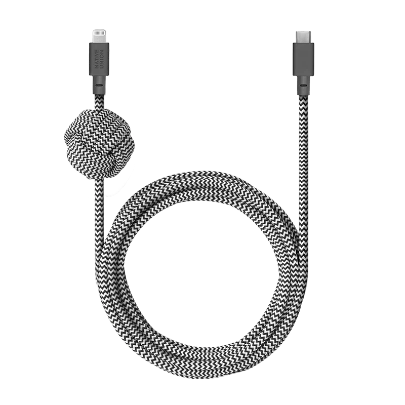 Native Union Night Cable USB-C to Lightning Zebra (3 m) (NCABLE-KV-CL-ZEB)